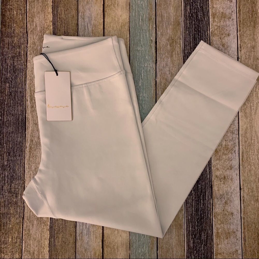 Revolve Love Wave Luka Active Wear Pant Legging in White, Large - Picture 7 of 9